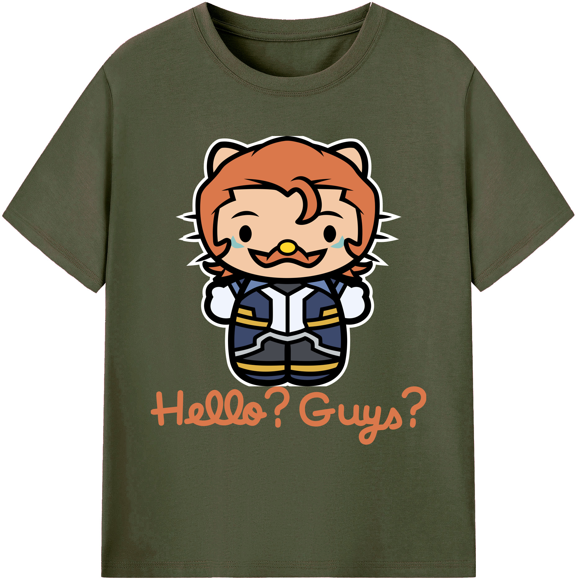 （画像用） Hello Kitty ハローキティ 綿100％ メンズ半袖Tシャツ｜肌触りやわらか＆通気性